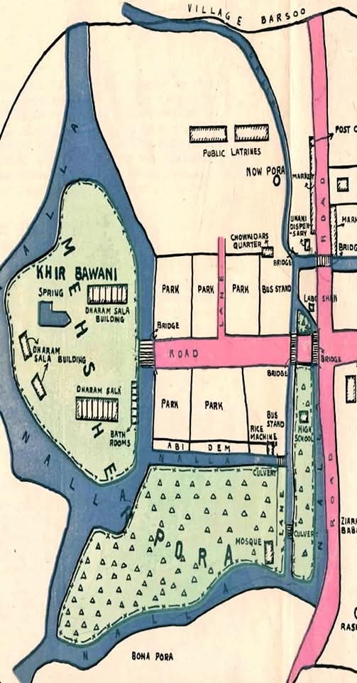 Map of Tulmul from 1967 Census Report